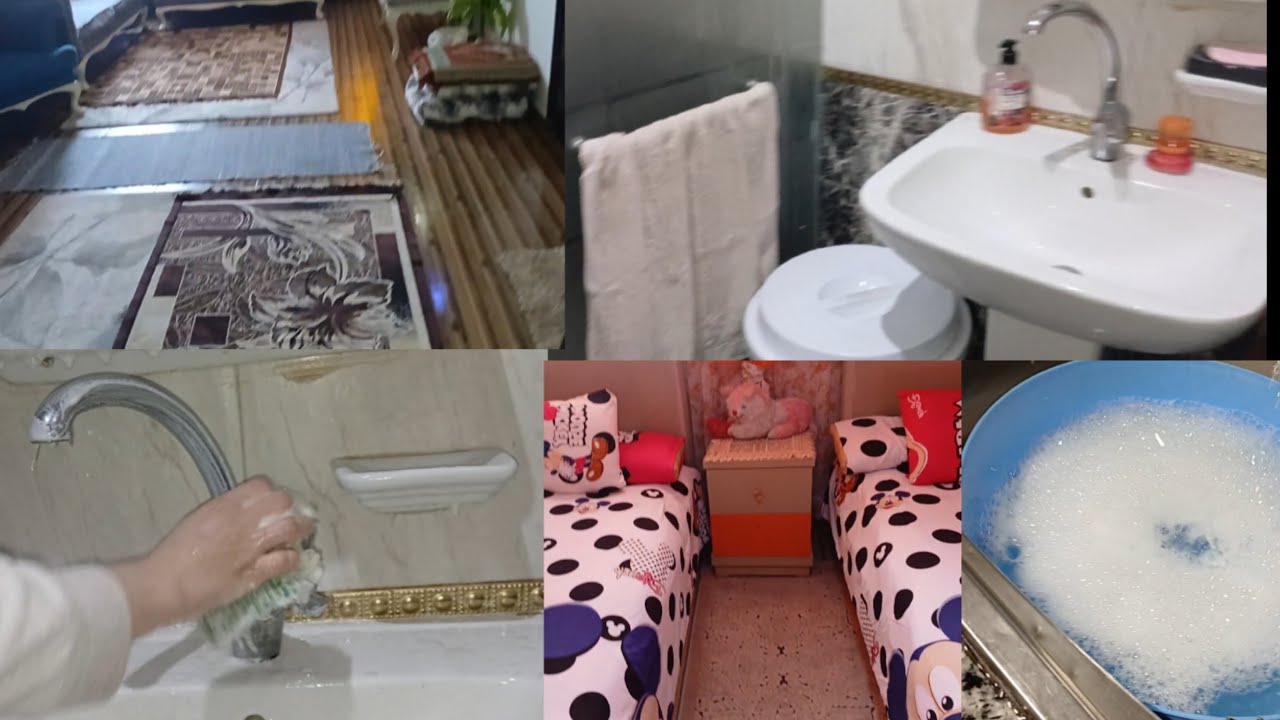 روتين اسبوعي🌿تنضيف البيت بالكامل يوم قوي جدا✌️
