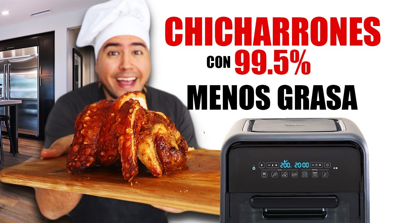 CHICHARRONES 🐷 en #AIRFRYER | Super Freidora Oster | Esteban Cocina
