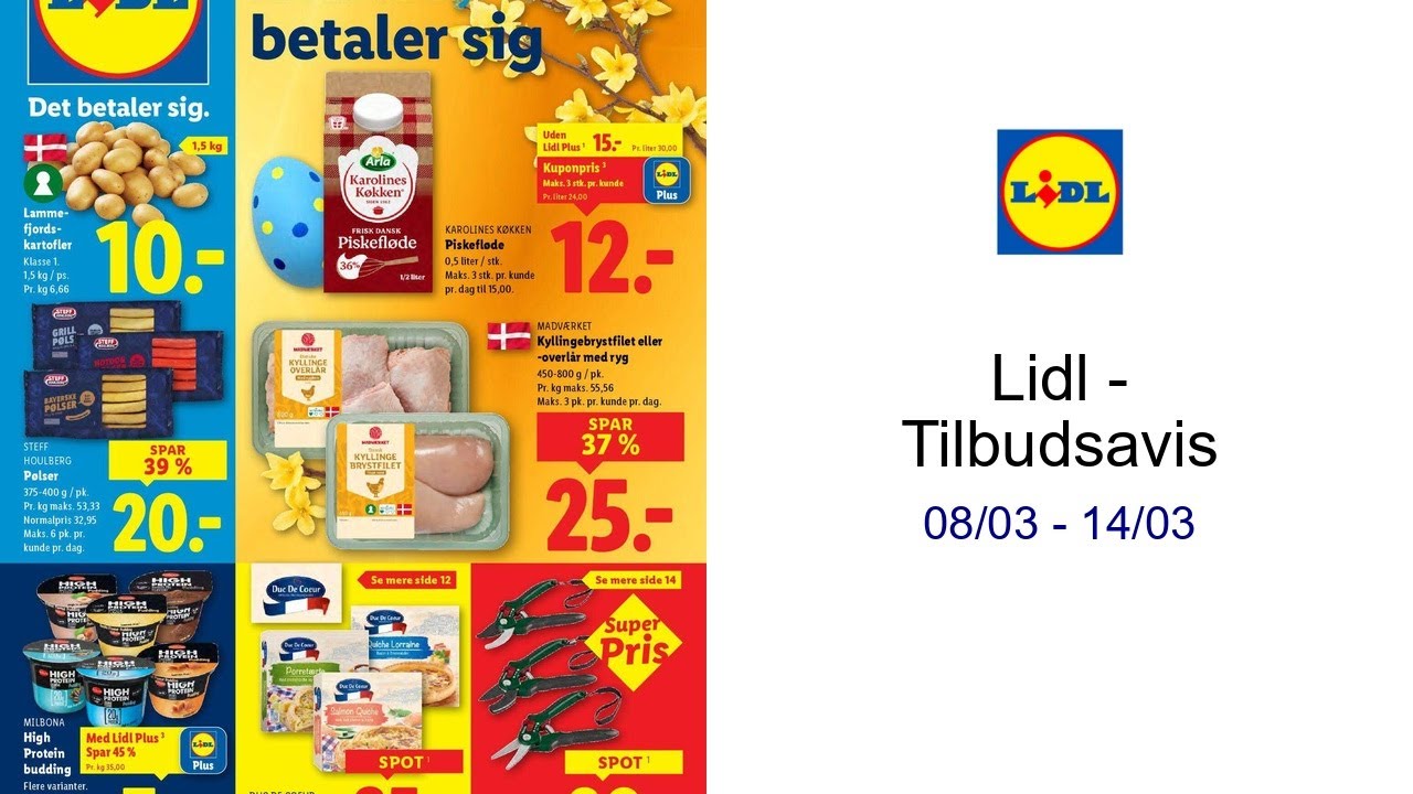 Lidl - Tilbudsavis 08/03 - 14/03