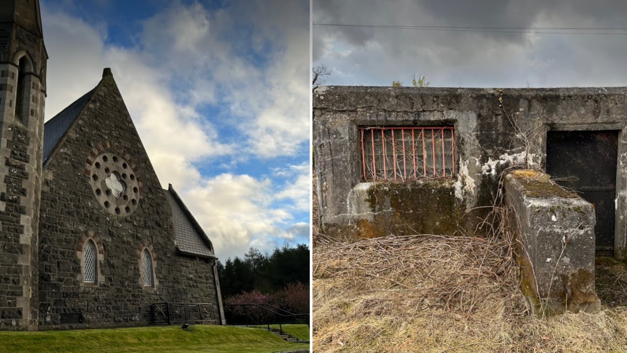 I thought it was a WW2 Fortress Bunker at this Picturesque Church