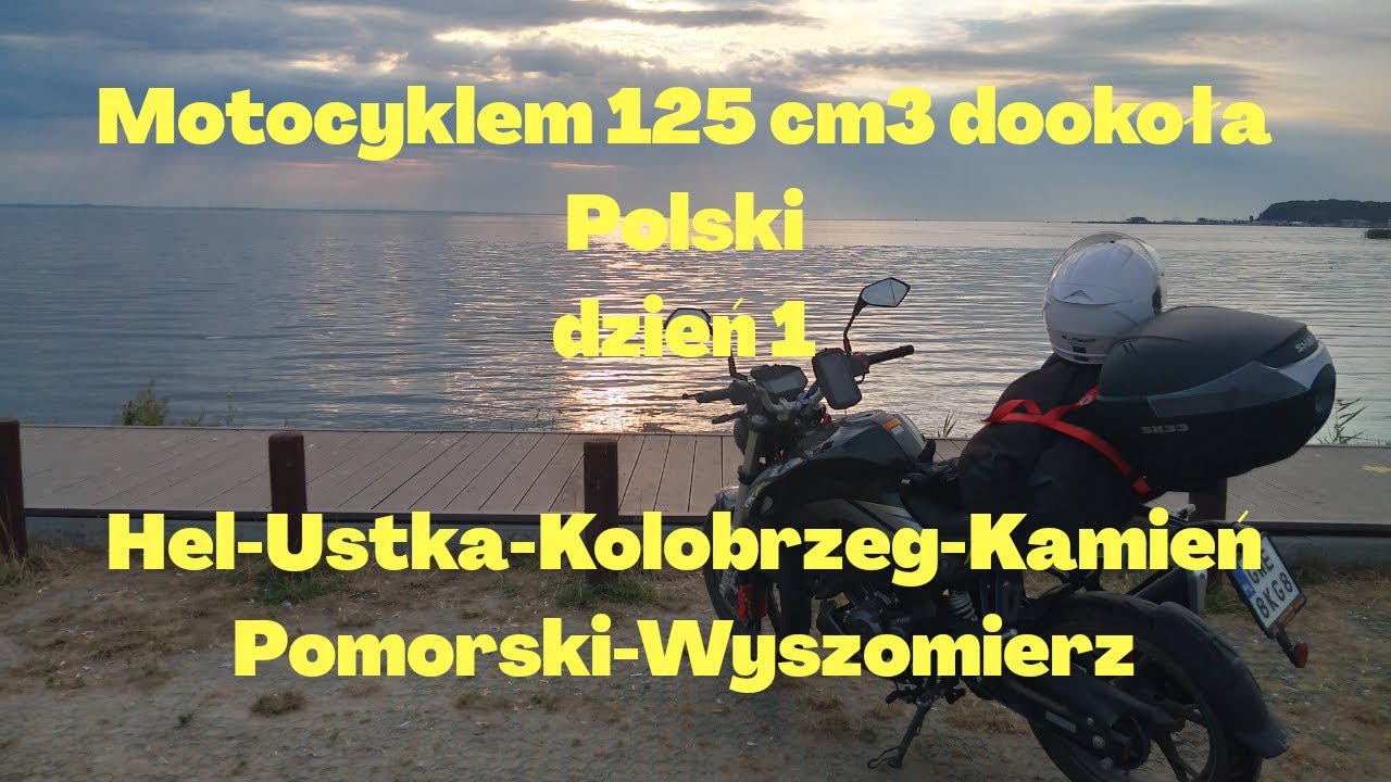 Motocyklem 125 cm3 dookoła Polski, dzień 1 - Pomorze, Keeway RKF 125