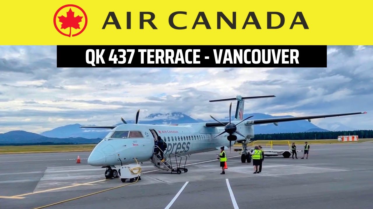 QK 437 YXT to YVR - Air Canada Jazz flight from Terrace to Vancouver - 1.5 hours