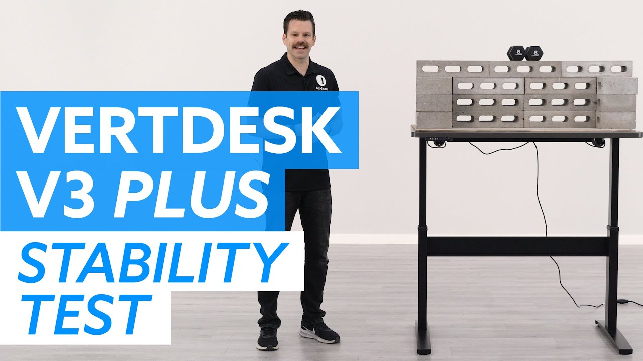 Vertdesk v3 Plus Standing Desk: Stability Test