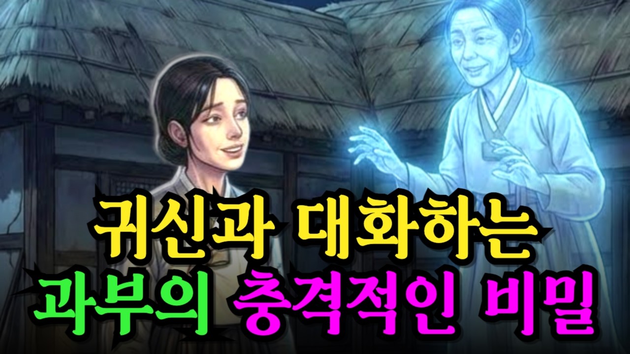 망해가던 과부가 귀신과 대화하며 하루 아침에 팔자 고친 비밀 사연 | 야담 옛날이야기 수면동화 야사 전설 민담