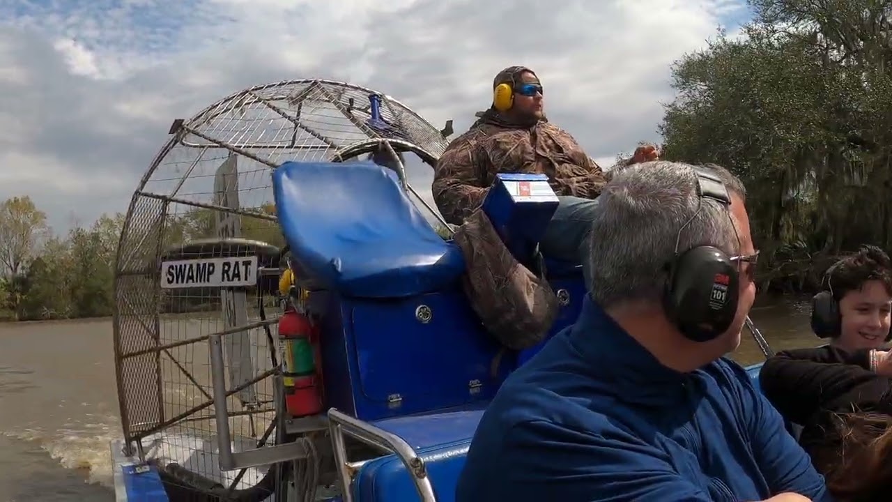 Boating around the Bayou in New Orleans
