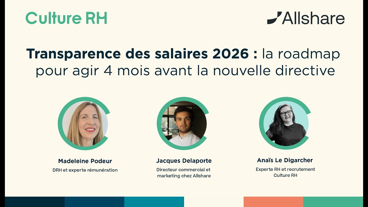 Transparence des salaires 2026 : la roadmap pour agir 4 mois avant la nouvelle directive