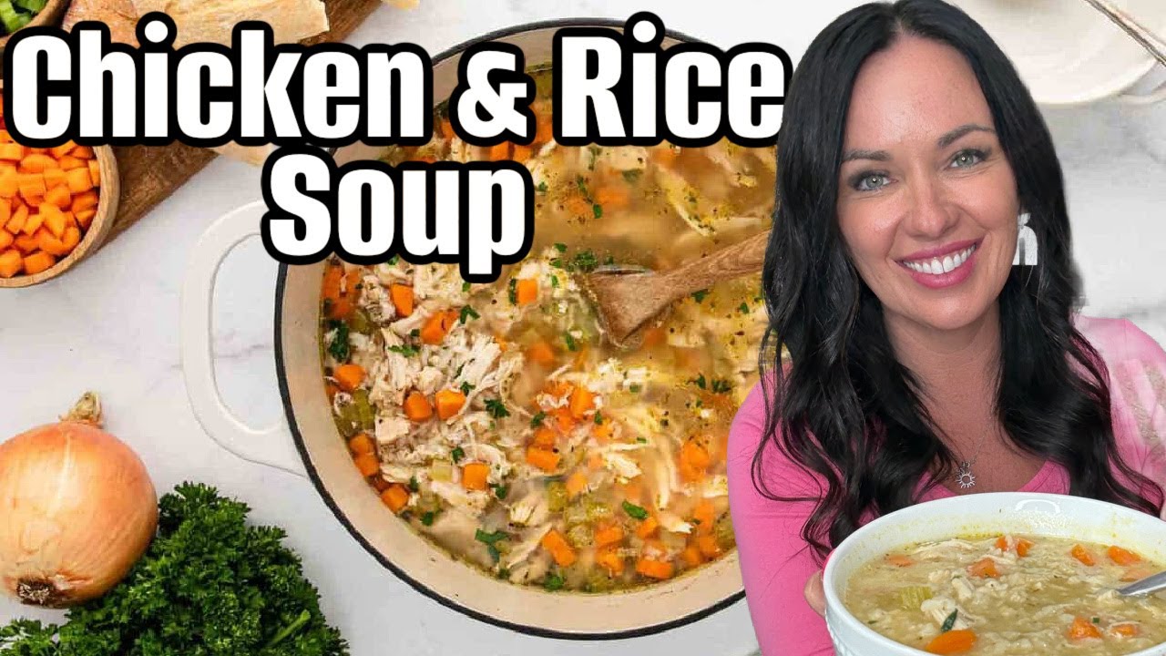 Homemade Chicken & Rice Soup | Cozy Comfort Food