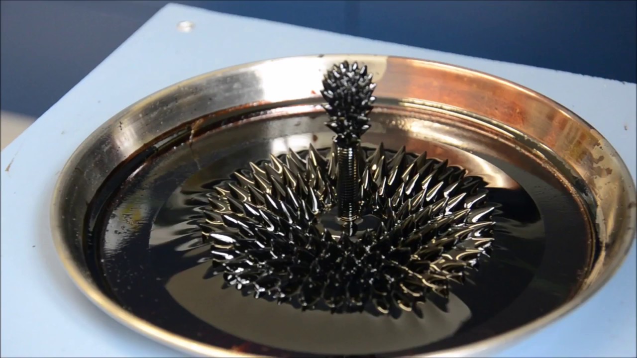 Ferrofluid fountain - supermagnete