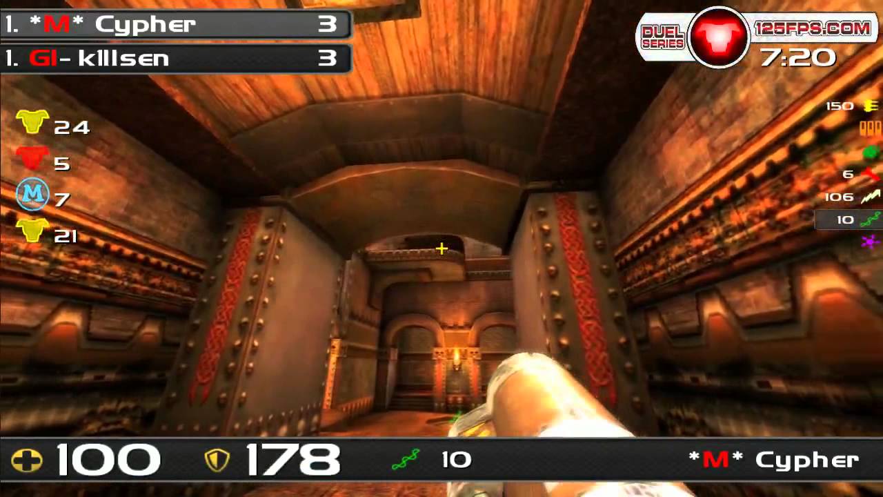 QuakeLive's Classics #15. Cypher - k1llsen (125 FPS March League)
