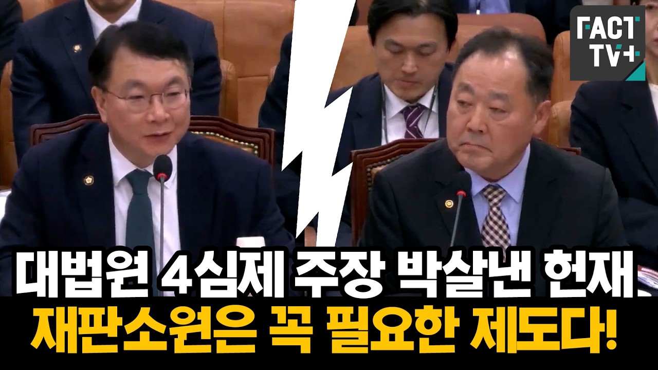 대법원 4심제 주장 박살낸 헌법재판소 