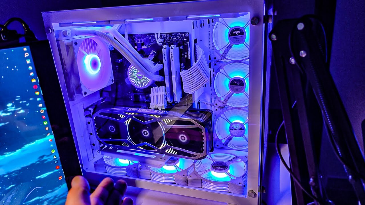 COLOQUEI MINHA PLACA DE VÍDEO NA VERTICAL! FICOU LINDO DEMAIS! SUPORTE ALIEXPRESS! PASSOU SEM TAXA!