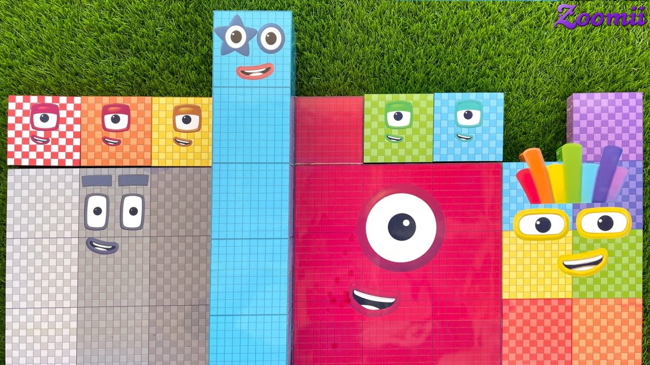 Looking for Numberblocks Puzzle Tetris NEW Giant 5000 Space ASMR - Numberblocks Satisfying Video #99