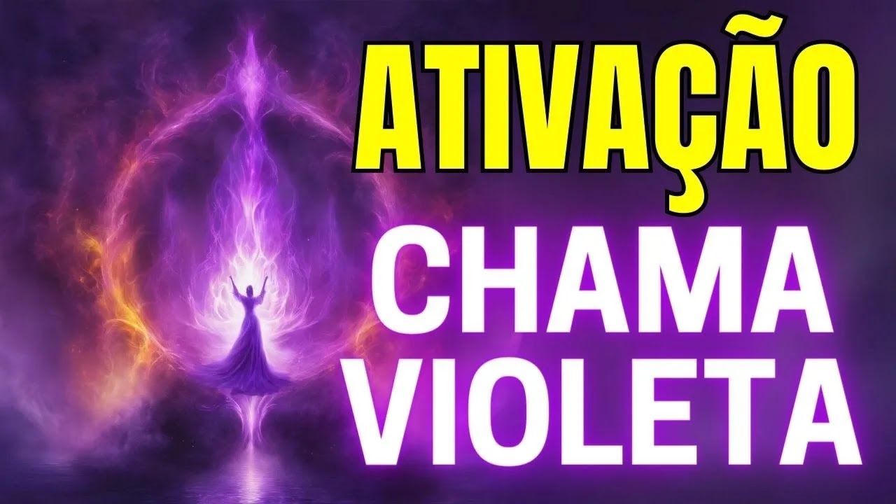 🔯DESTRAVA TUDO ! TRANSMUTAÇÃO E ATIVAÇÃO DA CHAMA VIOLETA | SAINT GERMAIN - TUBO DE LUZ VIOLETA