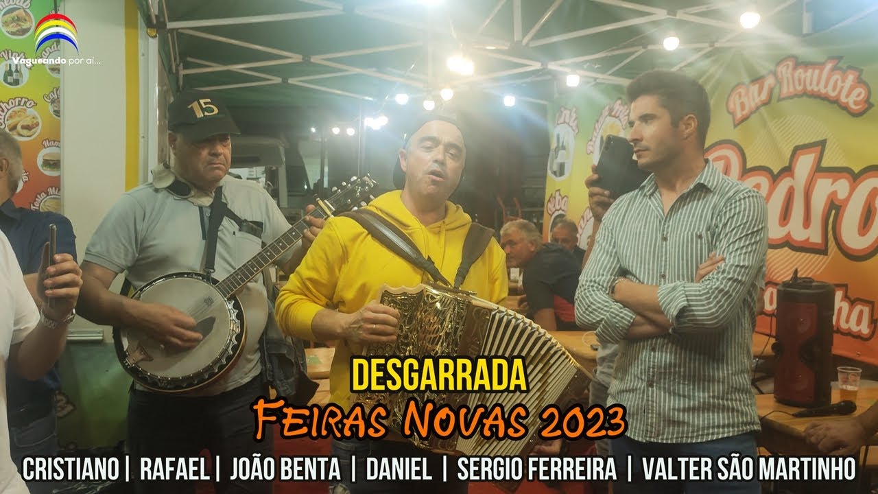6 Cantadores à Desgarrada, animam o povo, na Roulote do Pedro Cachadinha- Feiras Novas 2023