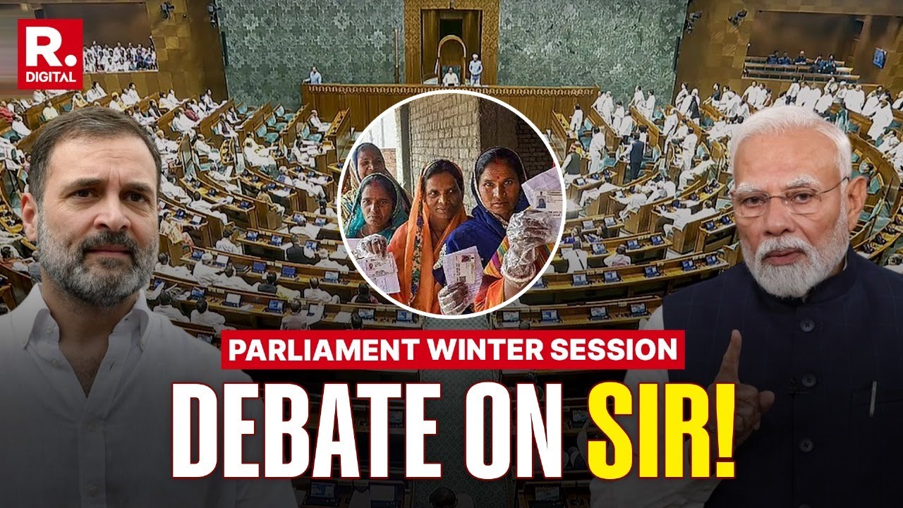 BREAKING: 'Center Ready For Debate On SIR' On Day 2 Of Parliament Winter Session