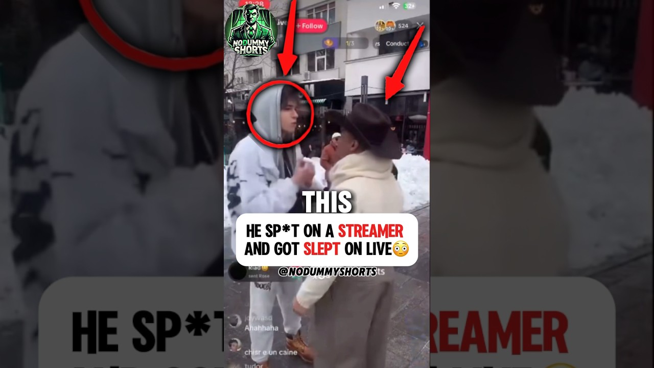 He Sp*t On A Streamer And Got Slept On Live😳 #crime