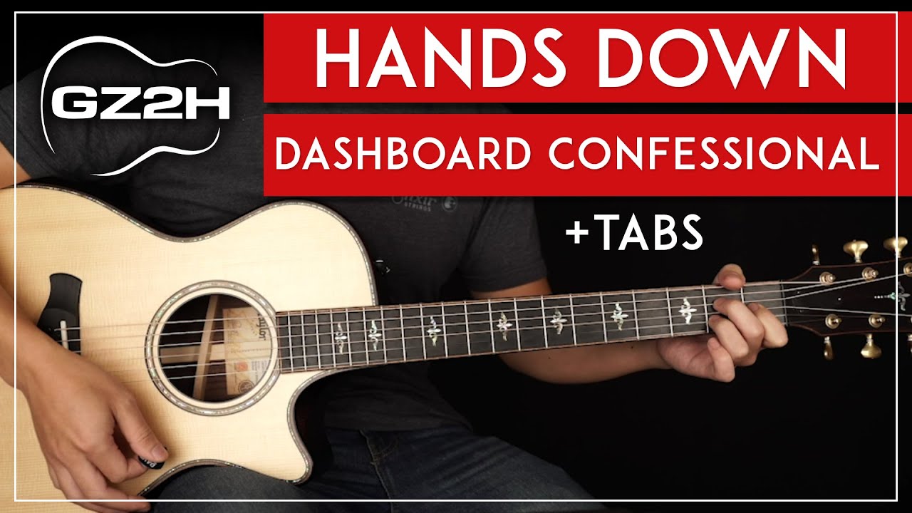 Hands Down Guitar Tutorial Dashboard Confessional Guitar Lesson |Chords + Riffs|