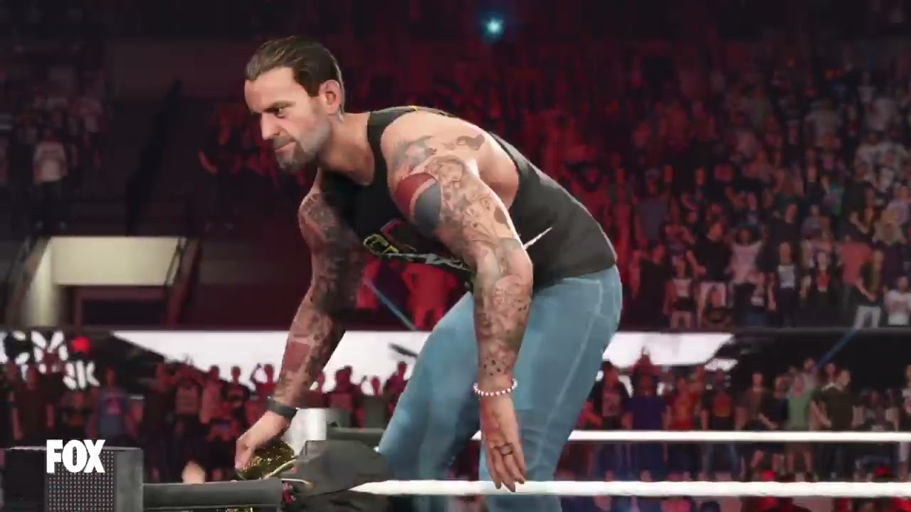 SMACKDOWN -tag champ BATISTA CALLS OUT WORLD CHAMP  CM PUNK IN MAINEVENT HE WANT (Part 3/4)