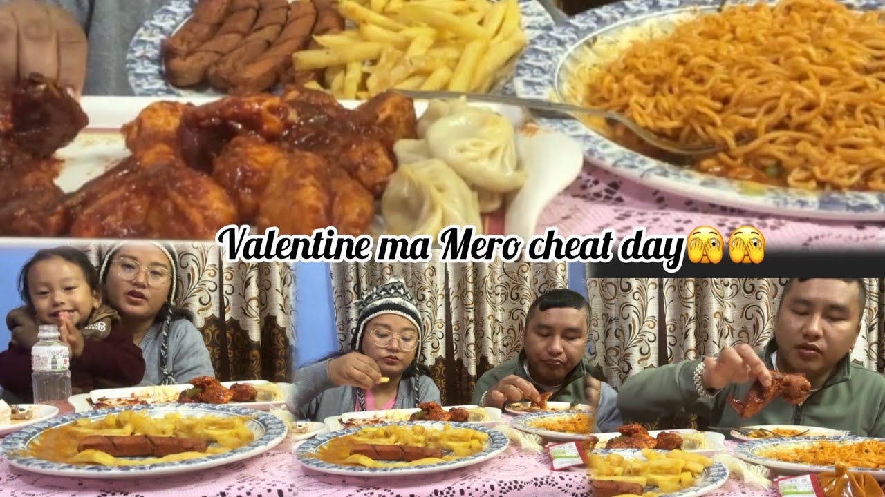 Mukbang with husband//valentine day special ❤️ @rachanaranamagar2058 