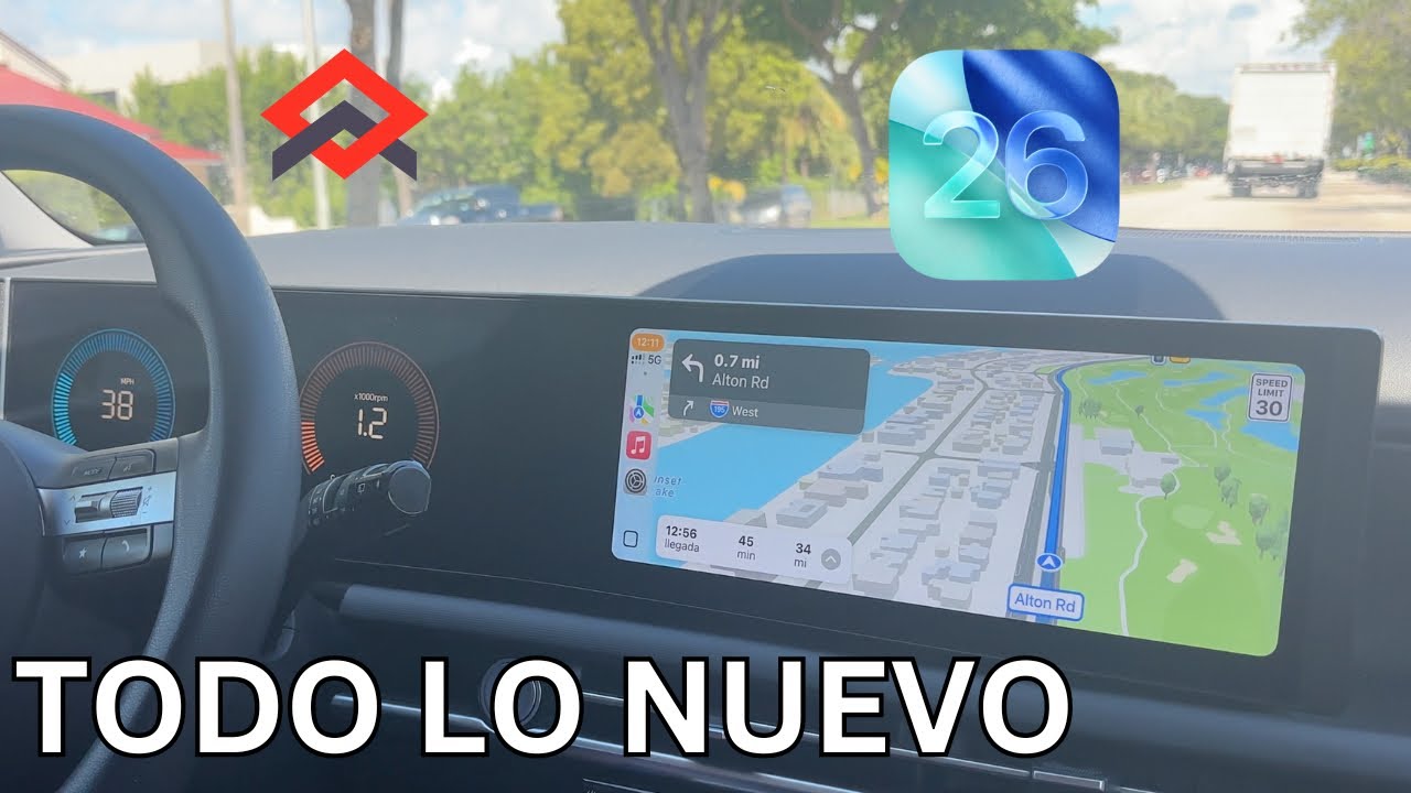 TODO lo que puedes hacer con Apple CarPlay en iOS 26! 🚗