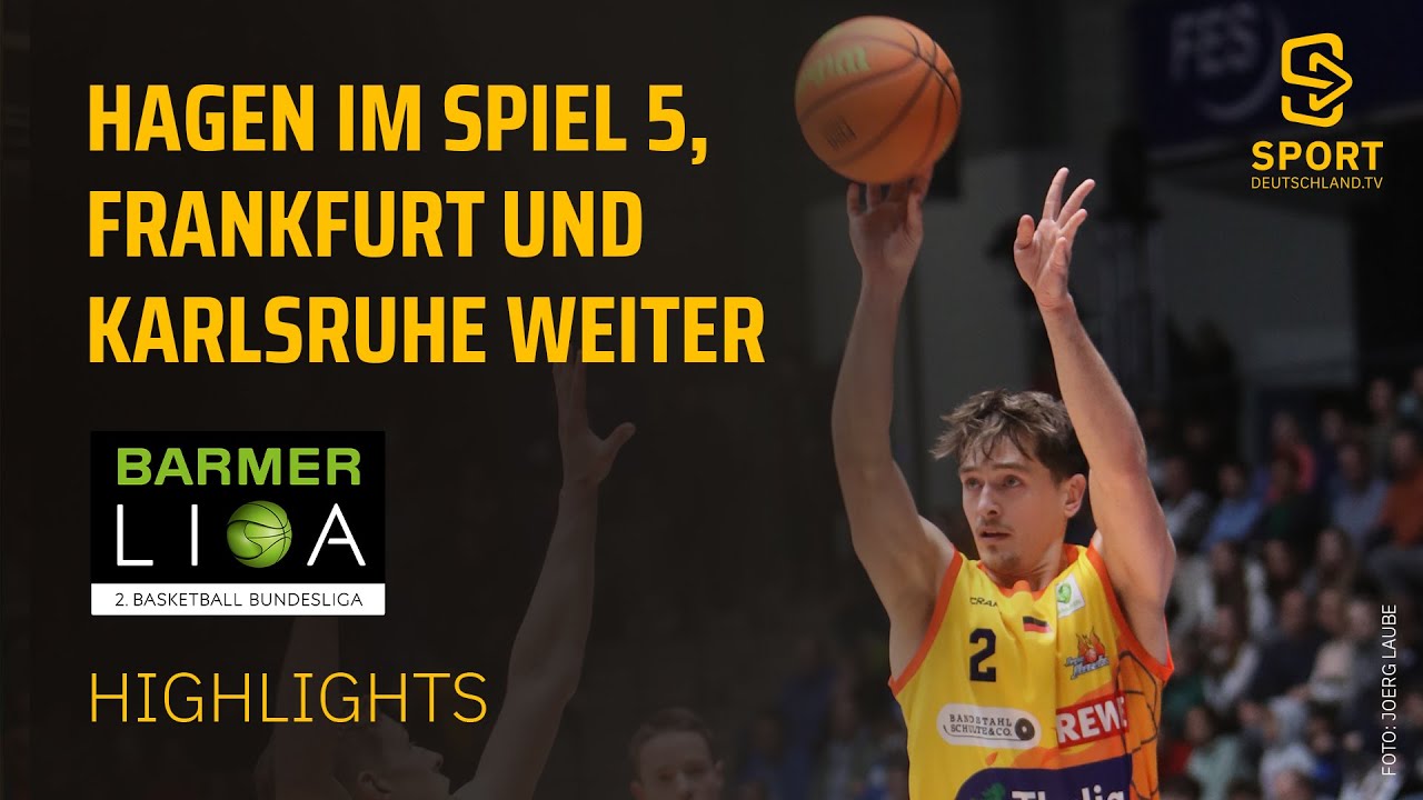 Alle Highlights der Viertelfinals 3, 4 und 5 - BARMER 2. Basketball Bundesliga | SDTV Basketball