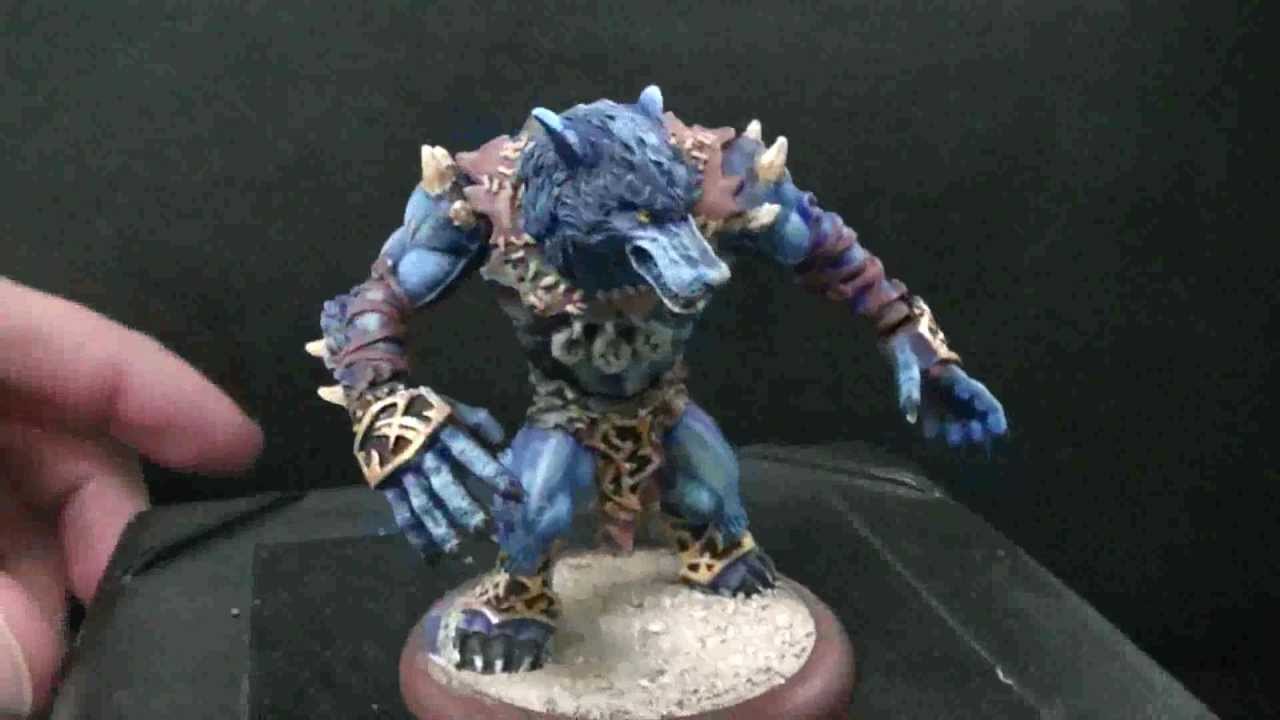 Warpwolf Concept Miniature (Test) for Privateer Press Hordes