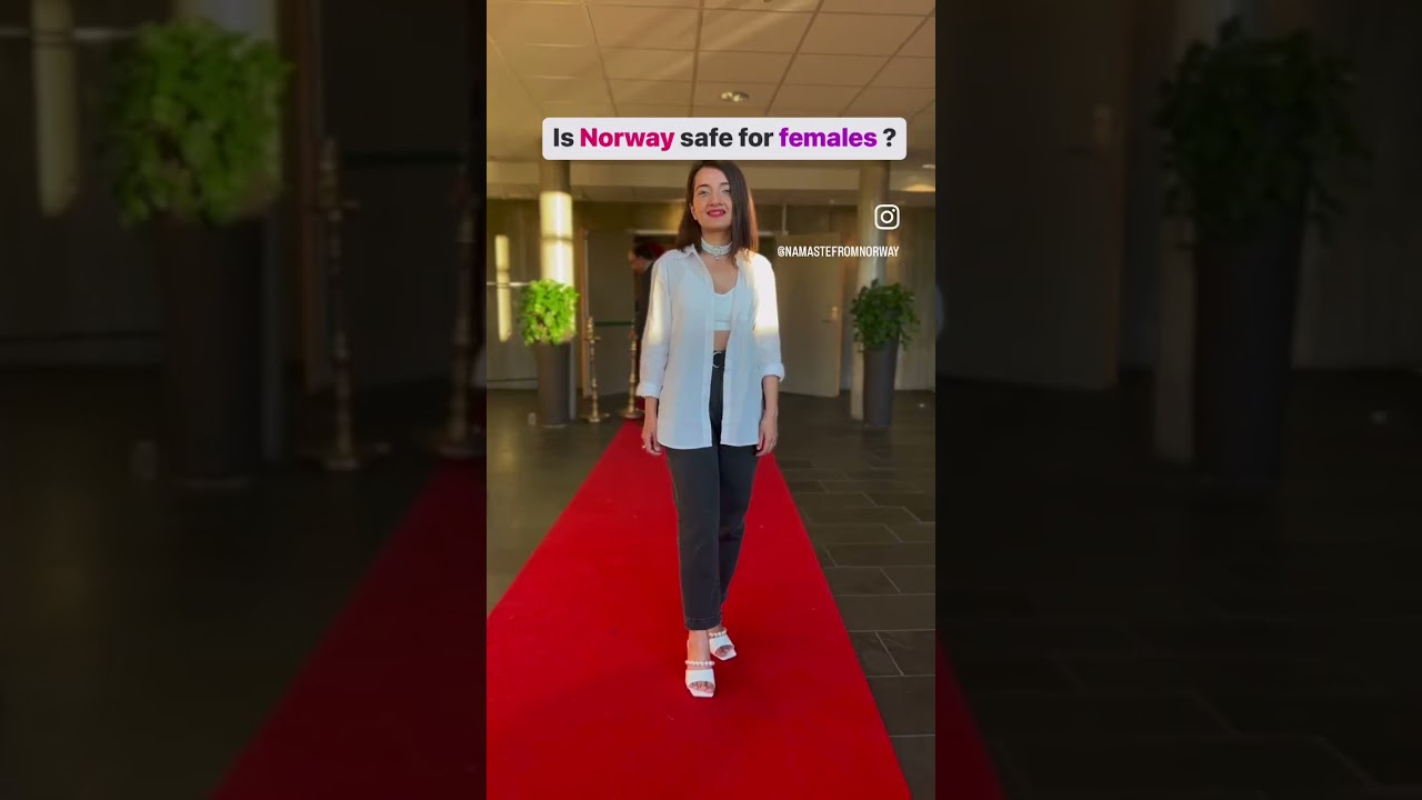 Is NORWAY safe for females? #norway #shorts #youtubeshorts