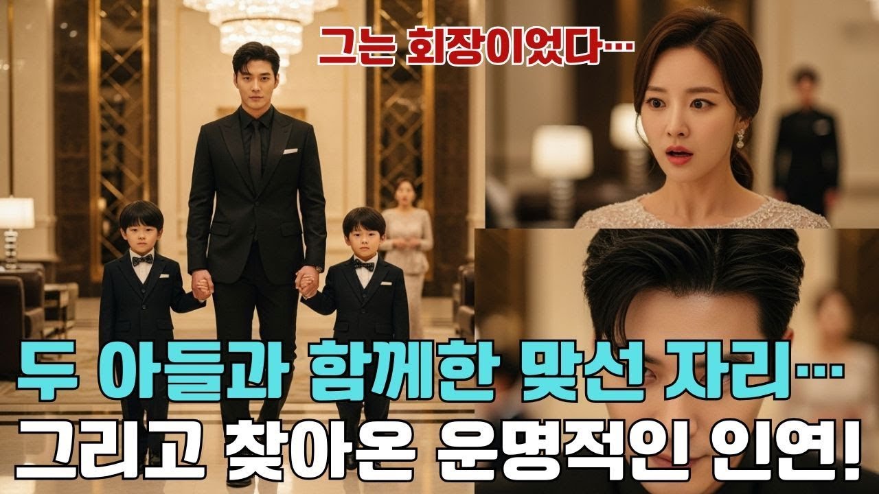 재벌 회장이 가난한 경호원으로 위장하고 두 아들과 맞선 자리에 갔다가… 운명의 그녀를 만났다!