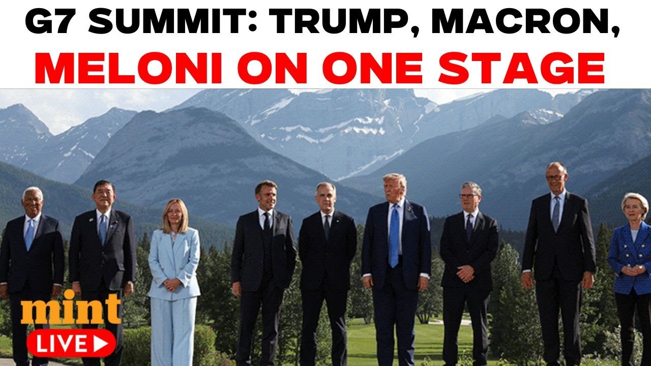LIVE: World Leaders Attend G7 Leaders' Summit in Alberta, Canada | Trump | Meloni | Starmer