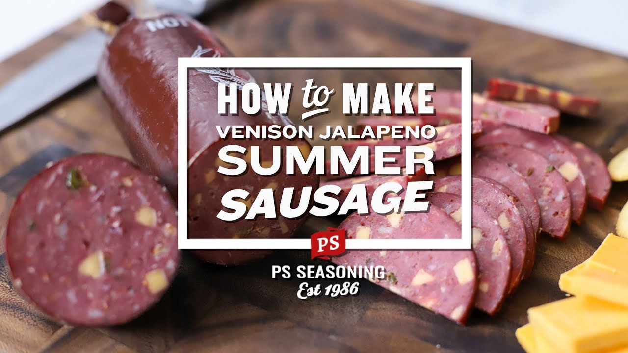 How to Make Venison Jalapeno Cheddar Summer Sausage (with Culture)