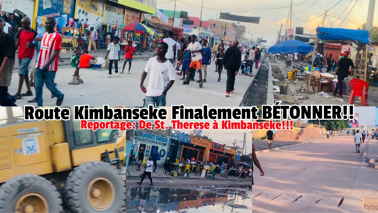 La Route Kimbanseke en plein Rehabilitation! Finalement, Kinshasa🇨🇩