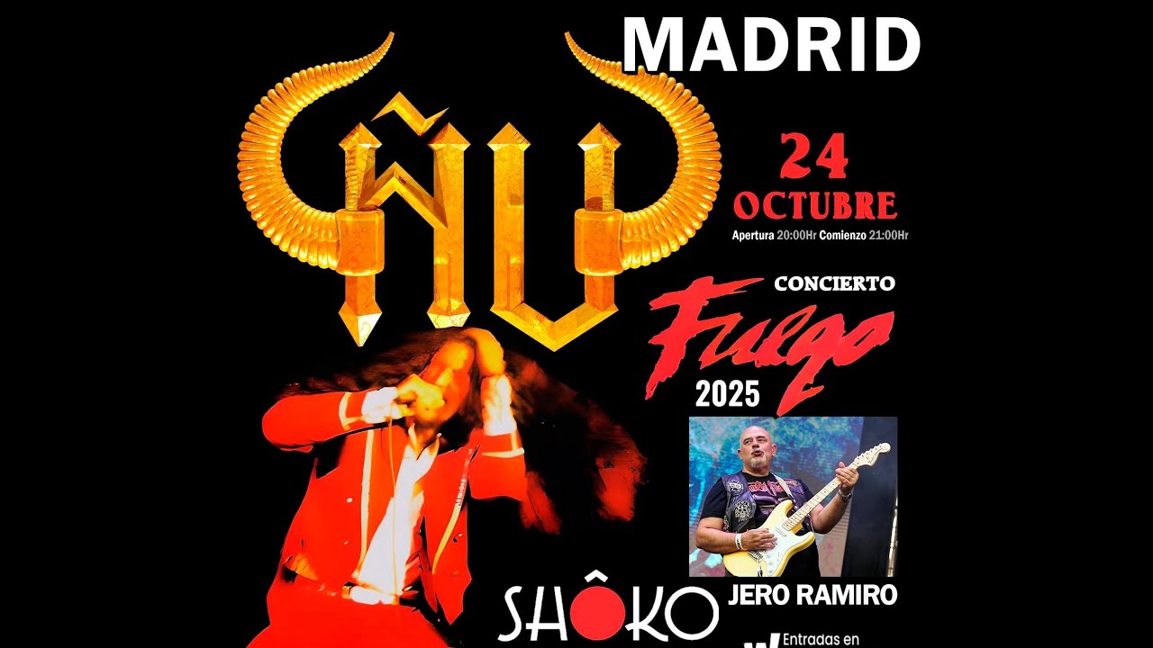 ÑU FUEGO (42 ANIVERSARIO) SALA SHÔKO, VIERNES 24 DE OCTUBRE DE 2025 CON JERO RAMIRO.