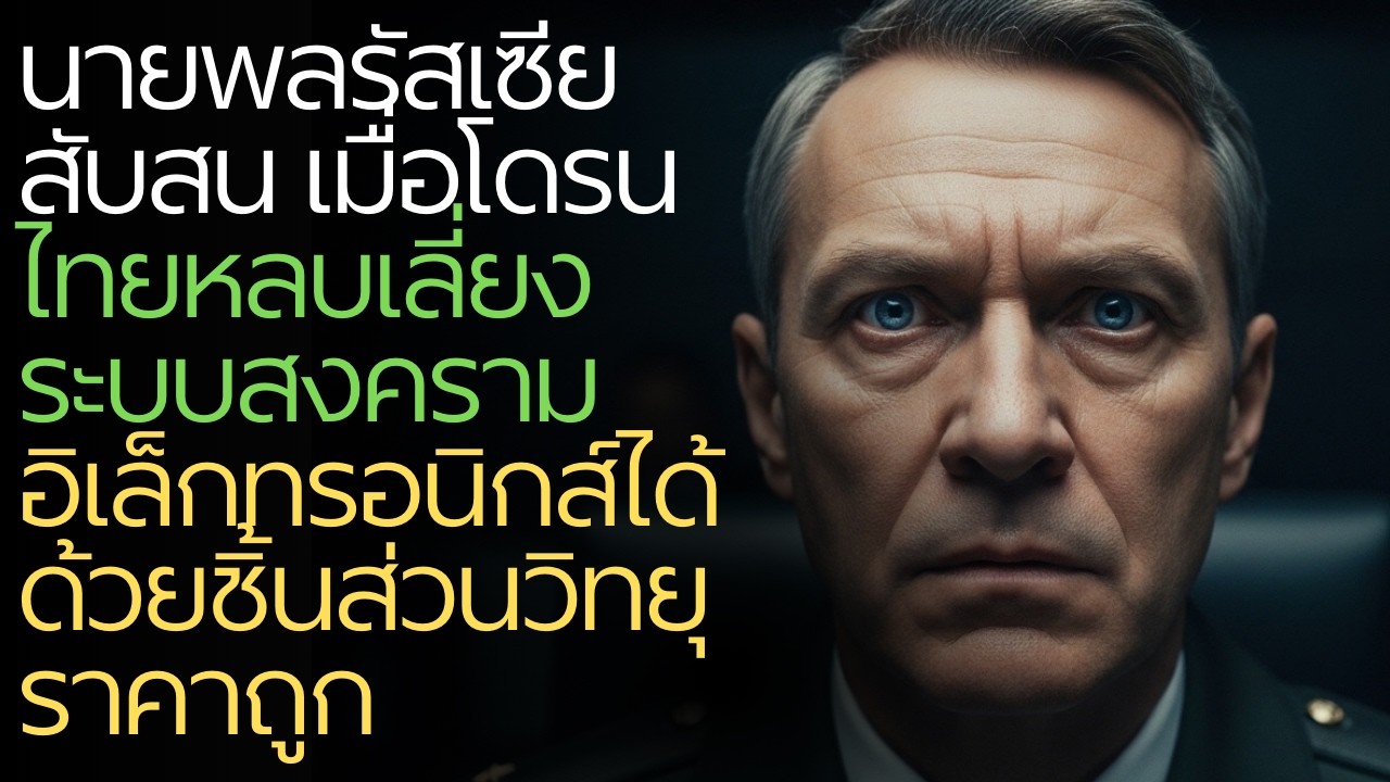 นายพลรัสเซียสับสน เมื่อโดรนไทยหลบเลี่ยงระบบสงครามอิเล็กทรอนิกส์ได้ด้วยชิ้นส่วนวิทยุราคาถูก
