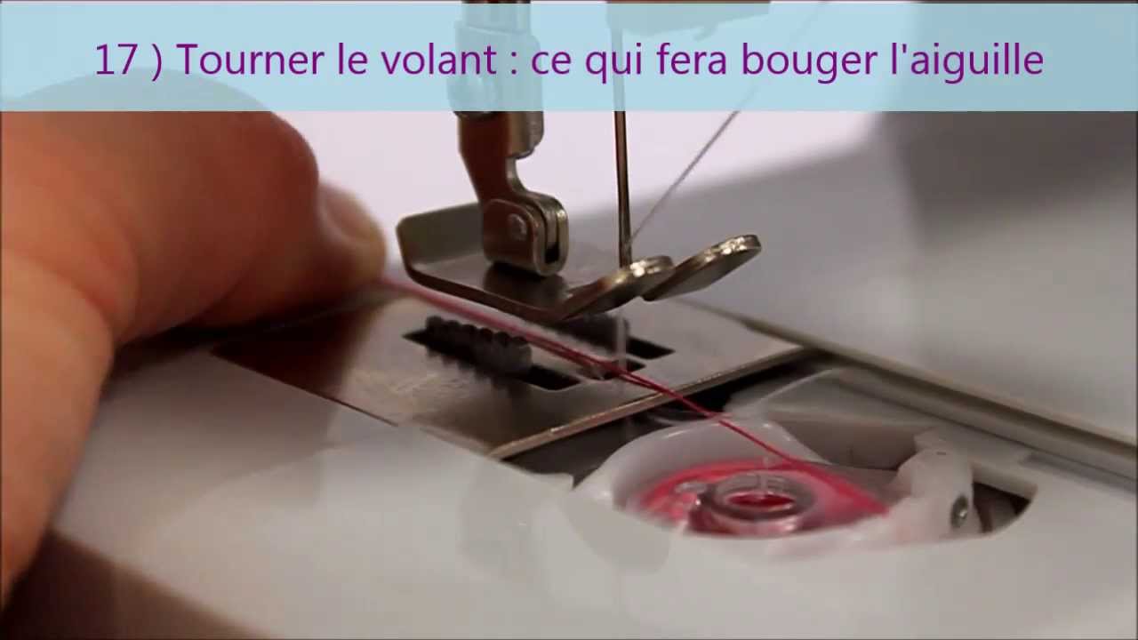 Notice : partie technique machine à coudre