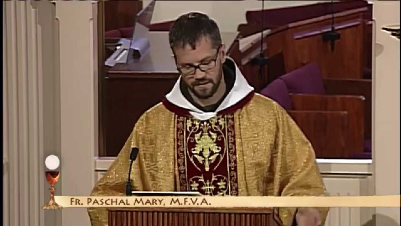 EWTN Daily Catholic Mass - 204-4-24 - Fr. Paschal Mary
