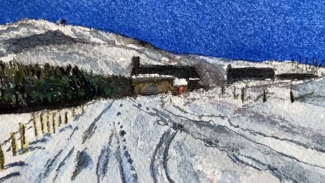 la montagne en hiver
