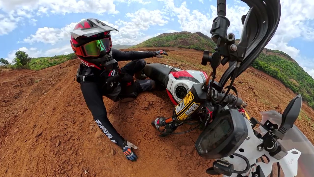 Pune off roading by @MotorcycleTrails | T-Lake the fun dirt playground | Nikhil Sood
