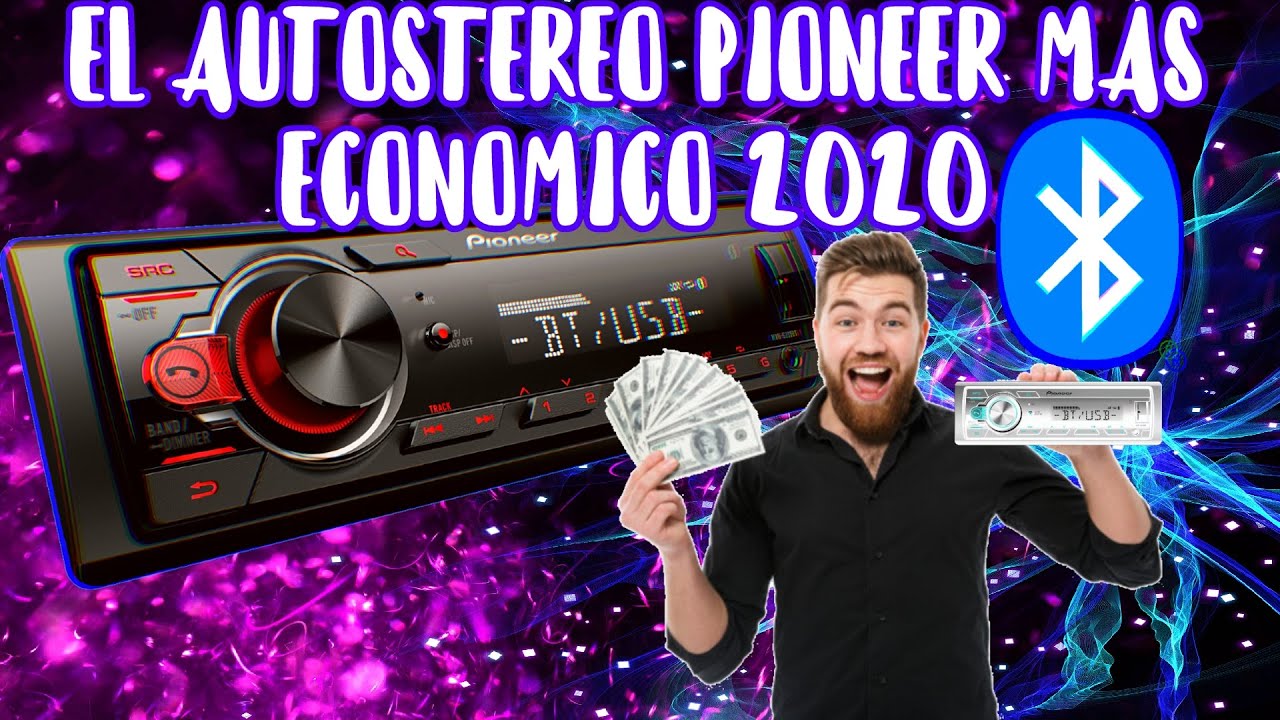 El AUTOSTEREO CAR AUDIO PIONEER MAS BARATO DEL 2020 MVH-S215BT