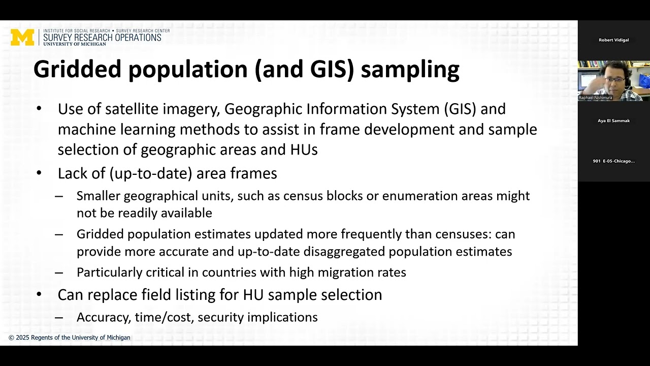 Workshop on International Survey Methods: Raphael Nishimura