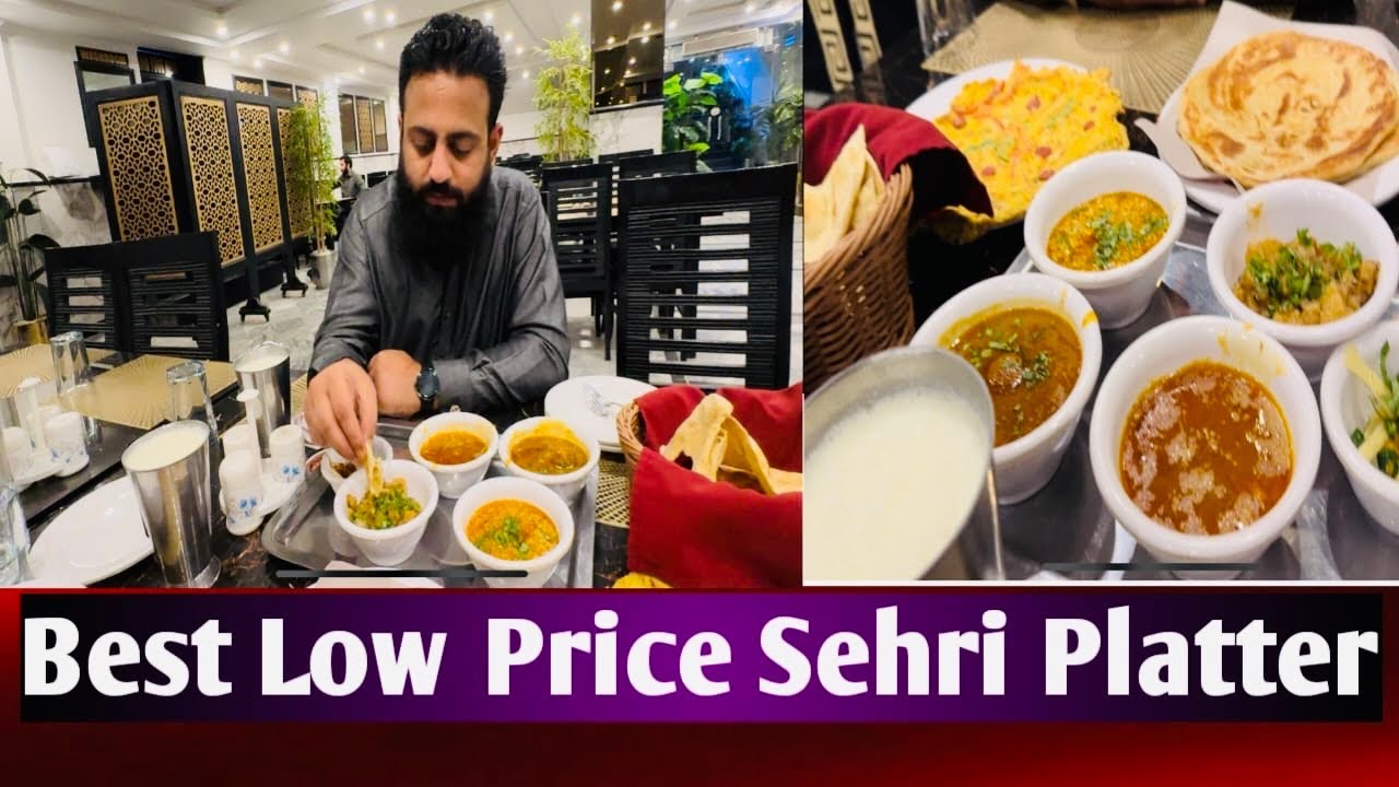 GK Restaurant Sehri Platter In Low Price | Nehari | Kofta Channay | @streetfoodpk