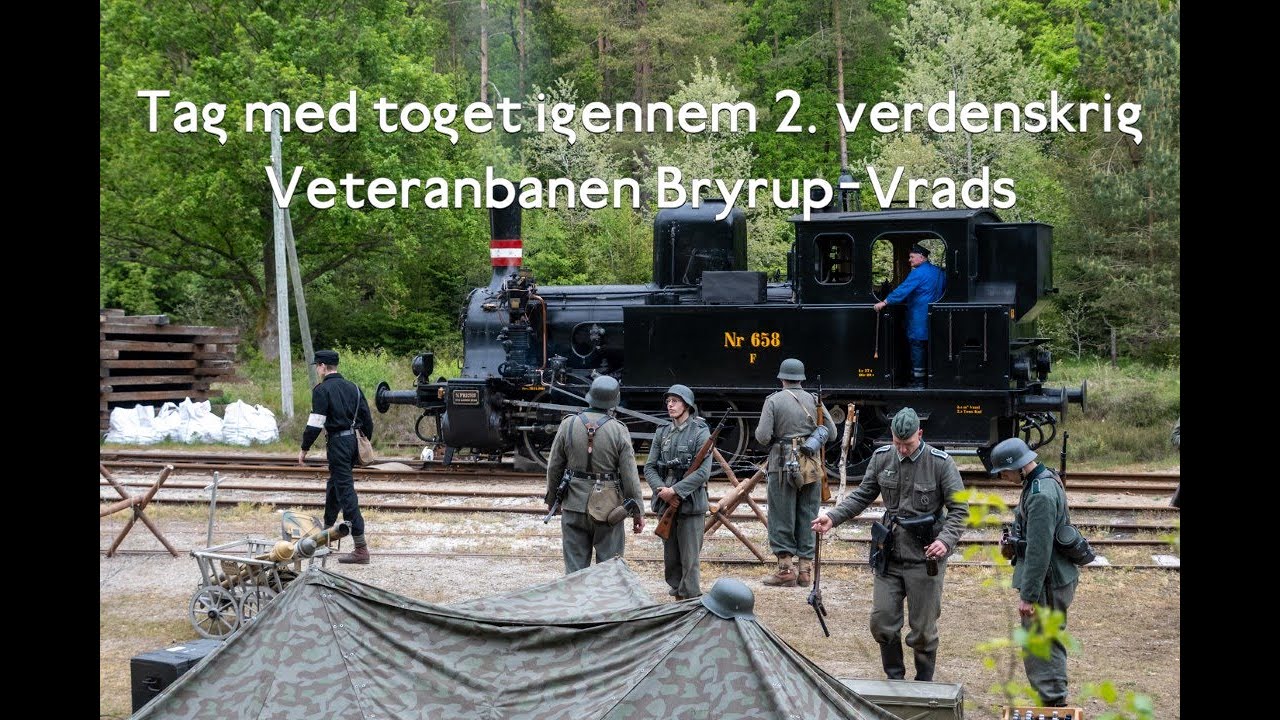 Tag med toget igennem 2. verdenskrig – En levende historisk oplevelse på Veteranbanen Bryrup-Vrads