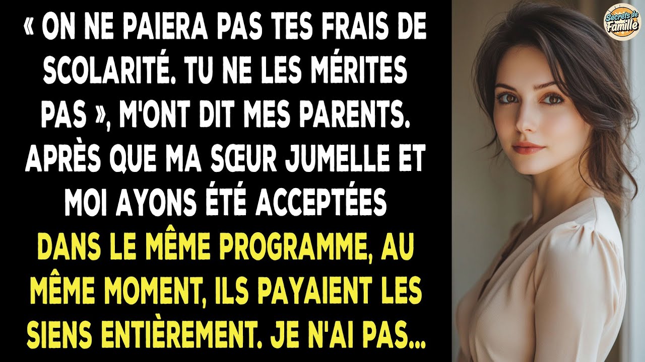 Mes Parents Paient La Totalité Des Études De Ma Sœur, Mais Refusent De Payer Les Miennes.