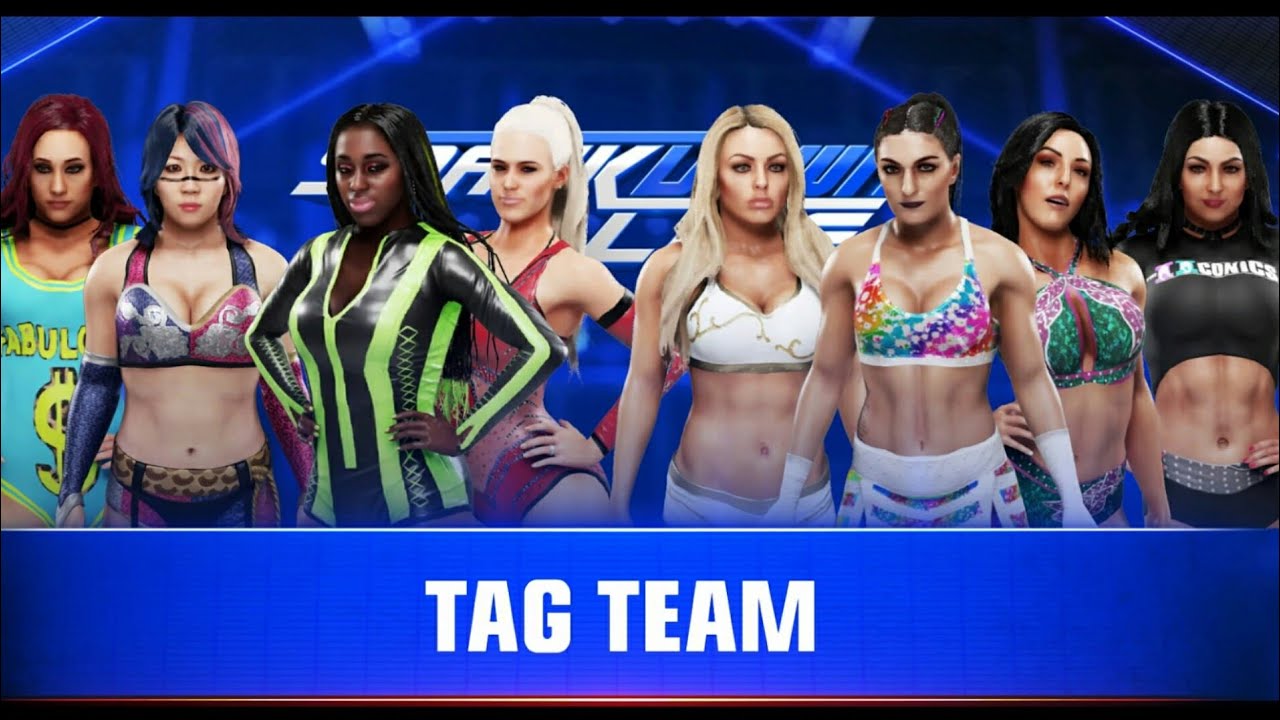 WWE 2K19 - 8 WOMENS TAG TEAM | SmackDown Live