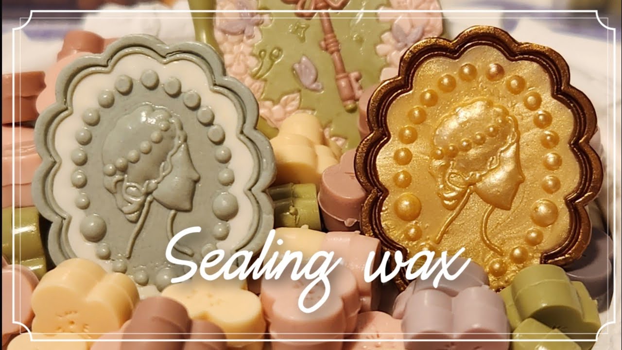 (sub) 예쁜 왁스들로 골라 찍는 실링왁스💕_Wax sealing with pretty wax