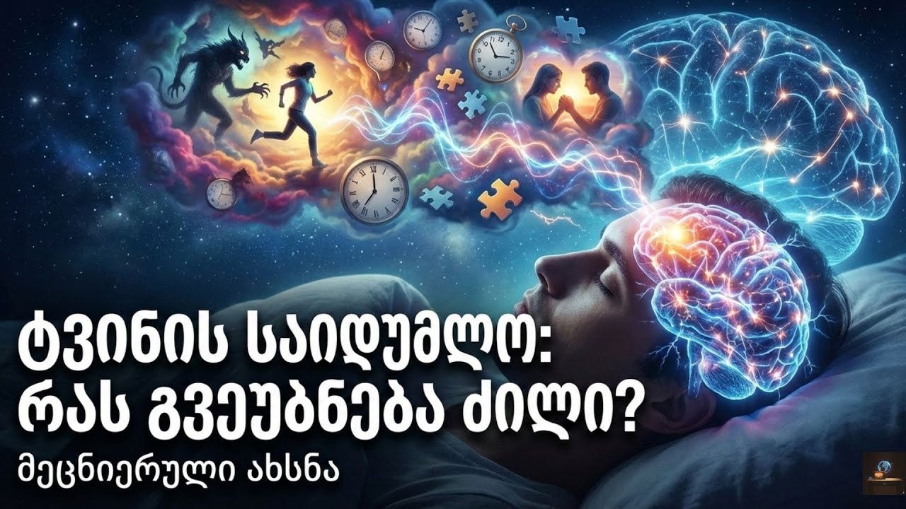 რა ხდება ტვინში ძილის დროს? სიზმრების მეცნიერული საიდუმლო