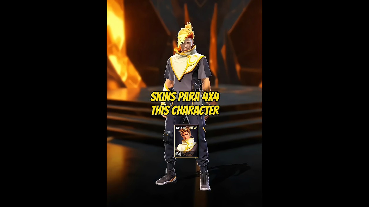 Free Fire Ray Character Dress Combination 🔥 | Pro Outfit Look