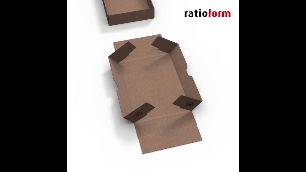 Scatole con coperchio a cappuccio di ratioform