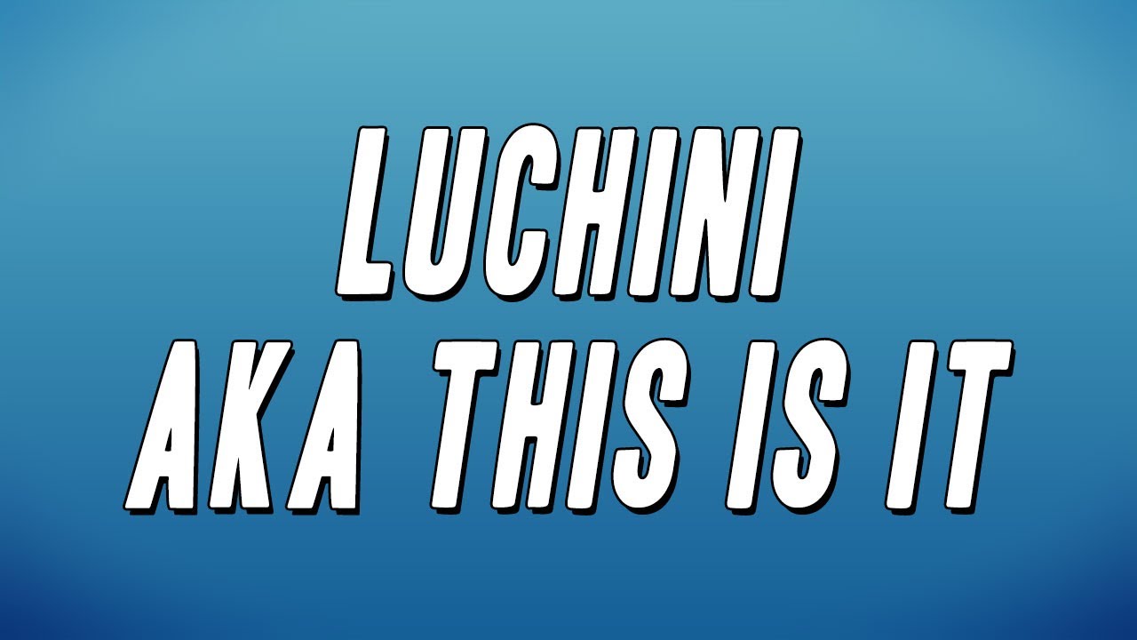 Camp Lo - Luchini AKA This Is It (Lyrics)