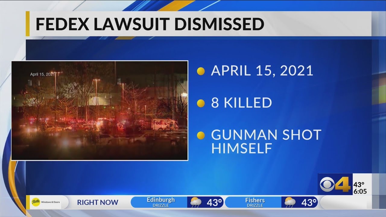 Lawsuit alleging negligence in 2021 FedEx mass shooting dismissed