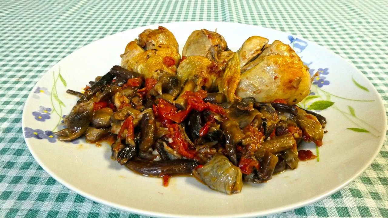 #95 Pollo con funghi - Secondi piatti